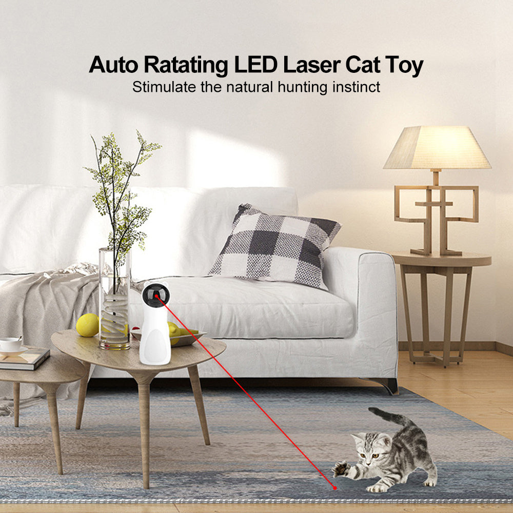 Láser Automático Furiers™ – Juguete Inteligente para Gatos