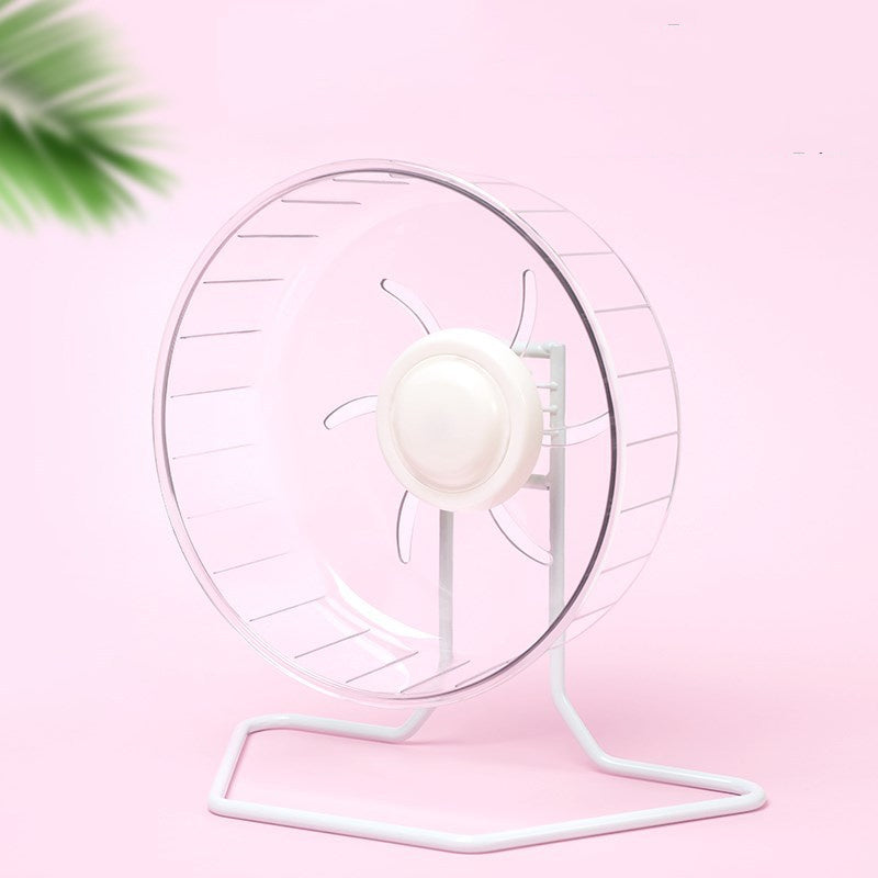 Rueda Silenciosa Transparente para Hámsters Furiers™ – Antideslizante y Sin Vibraciones