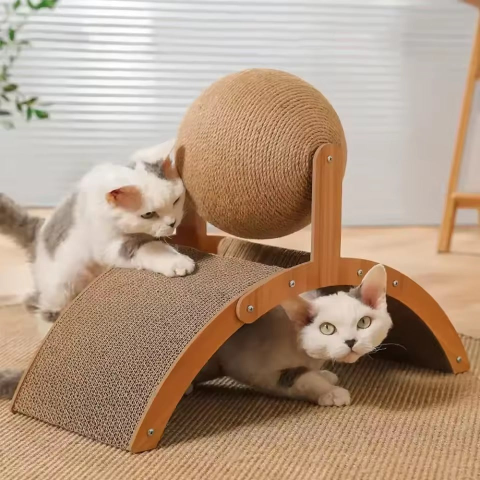 Bola rascadora para gato